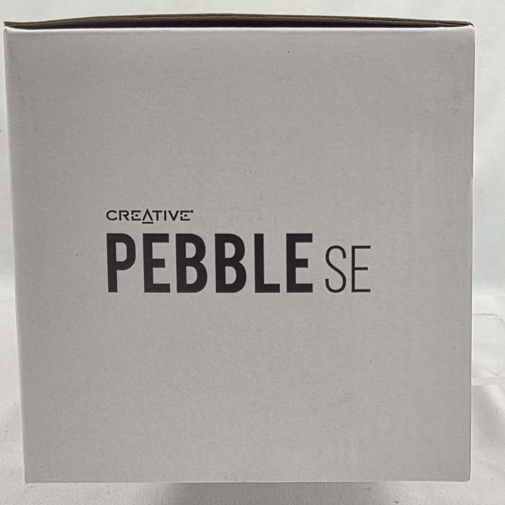Creative Pebble SE Minimalist 2.0 RGB Computer Speakers USB-C 45° Drivers Black